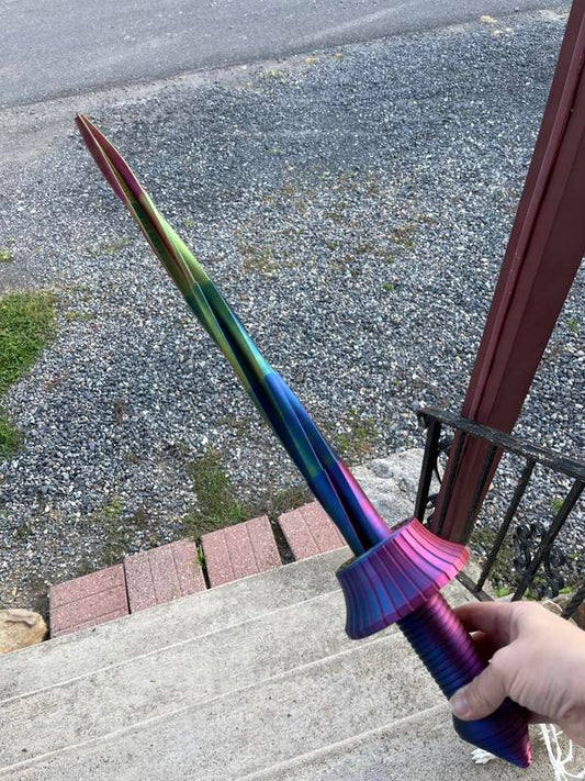 #D printed Spiral prop sword