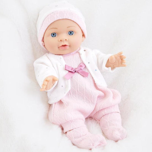 12 Inch Reborn Baby Doll with Clothes, 1 Set Cute Realistic Reborn Doll with Accessories, Birthday Gift for Girls & Boys