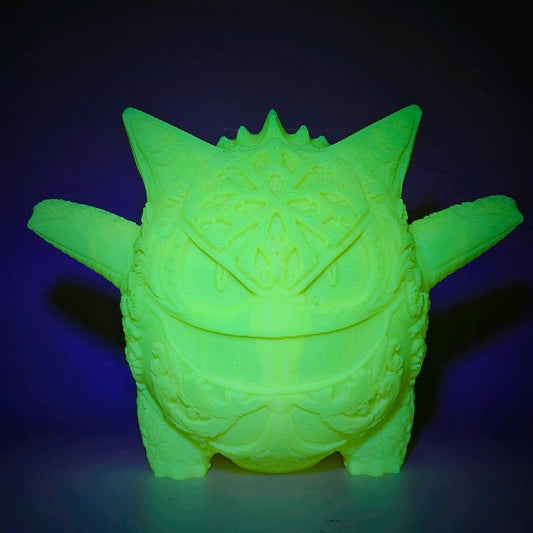 Glow In The Dark 3d Printed Pokemon Statue Figurine