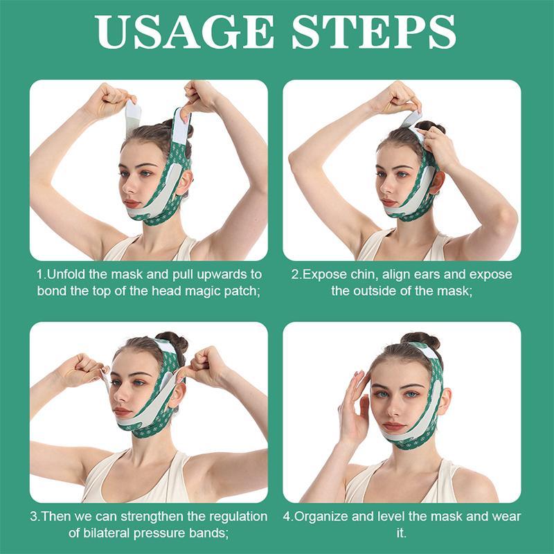 Comfort Double Chin Lift Face Mask, Summer Gifts, Reusable V-Shaped Face Lifting Bandage, Breathable Face Lifting Tool, Skin Care Products