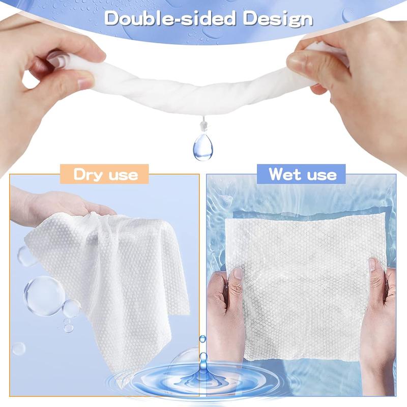 Disposable Facial Cleansing Towel (50pcs/pack), Soft Face Cleaning Towel, Facial Skincare Tool for Women & Men