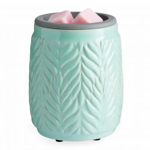 Mint Leaf Flip Dish Wax Warmer | Decor | Wax Warmer | Oil Burner | Wax Melts