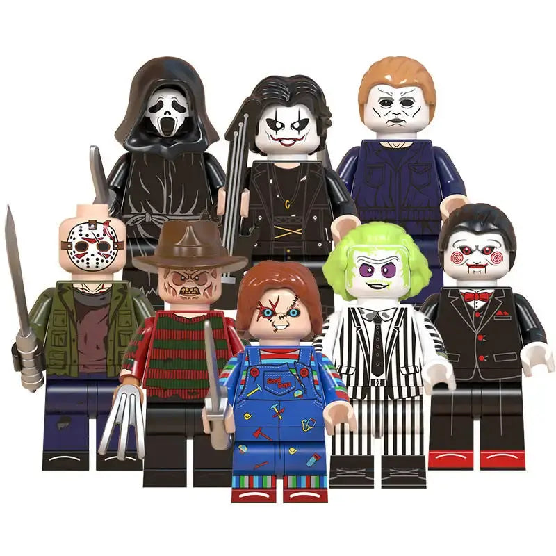 Custom Horror Minifigures Halloween Minfigs Tokens