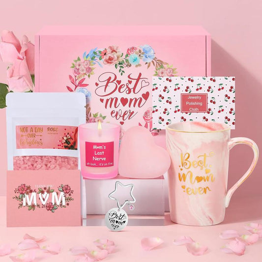 Mothers Day Gifts from Daughter Son, Birthday Gifts for Mom, Christmas Gifts for Mom, Gift Basket Box for Mom