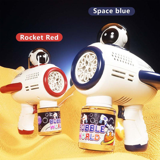 [AILIYZ]Automatic Bubble gun Astronaut modeling 10000+ bubble color light per minute 360¡ã no leakage, liquid bubble gun