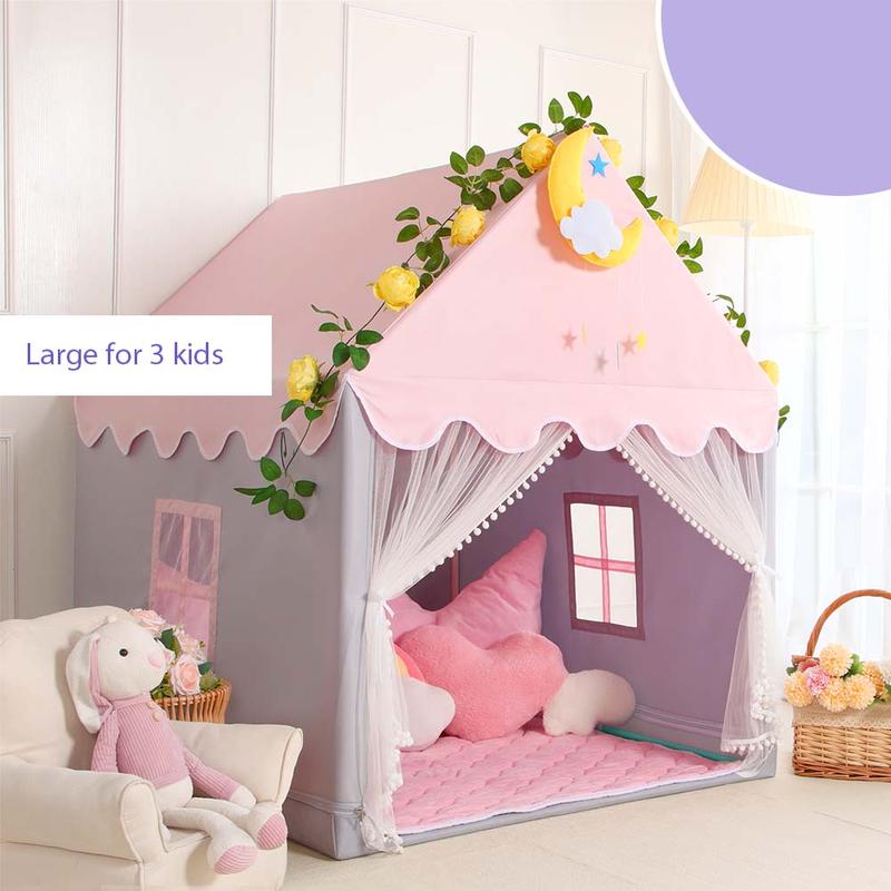 Enchanting Princess Playhouse Tent - Perfect for Indoor Fun and Imaginative Play for Kids