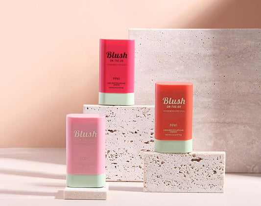 "On-the-Glow Blush-Tinted MoistureStick: Cream Cheek Color for Mature Skin - Long-Wearing Palette Powder & Contour for a Natural Flush of Color"