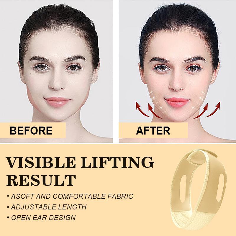 Skin Care Gifts, V-shaped Face Lifting Bandage, Facial Lifting Strap, Chin Facial Lifting Tool for Women