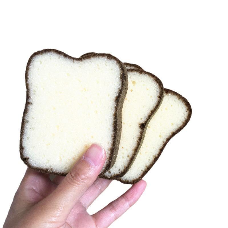 Sandwich Design Toast Design Dish Sponge, Creative Kitchen Cleaning Sponge, Home Cleaning Tool