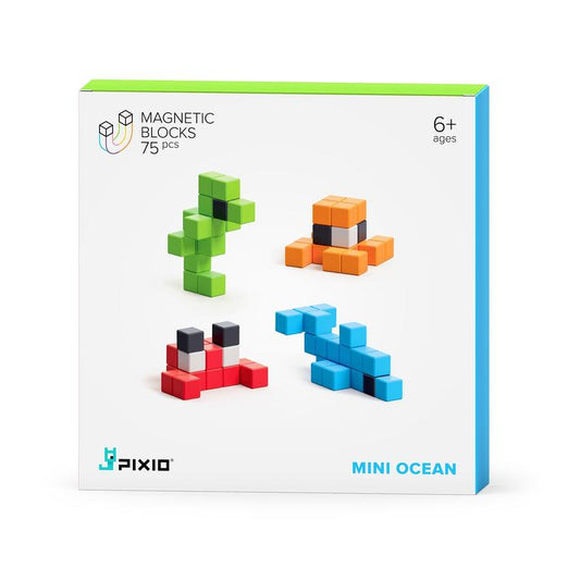 PIXIO Mini Ocean - 75 Magnetic Blocks, magic cubes