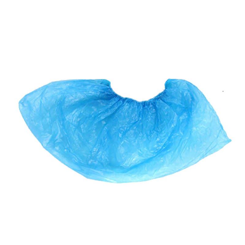 Warkul 200Count Elastic Beam Mouth Disposable Waterproof Shoe Covers Widely Applied Shoe Dust Covers for Rainy Plastic Unisex