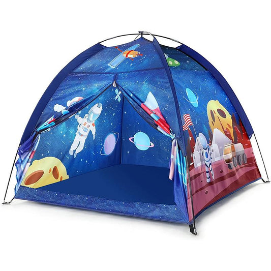 Kids Space Dome Play Tent for Boys & Girls 4-12 Years Gifts Toys Blue Universe Playhouse Indoor Outdoor Fun for children