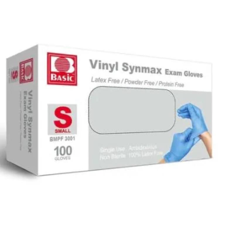 Synmax Vinyl Powder Free Exam Gloves 100/Box