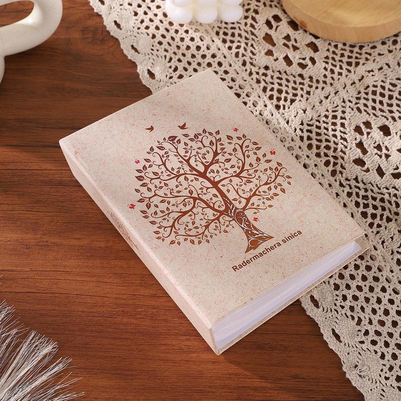 Tree Pattern Cover Photo Album, 1 Piece Modern Simple Durable Large Capacity Photo Storage Album, Multi-purpose Photo Album, Gift for Friends & Family, Home Decor