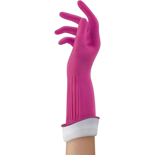 Reuseable Rubber Cleaning Gloves (Medium, 3 Pairs),Reusable Household Gloves,Practical Gift