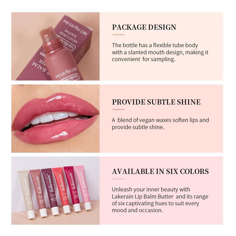 Hydrating?Tinted Lip Balm, Summer Gifts, Butter Moisturizing Lipstick, Lip Tint Lip Stain Anti-cracking Lip Care Product for Women & Girls