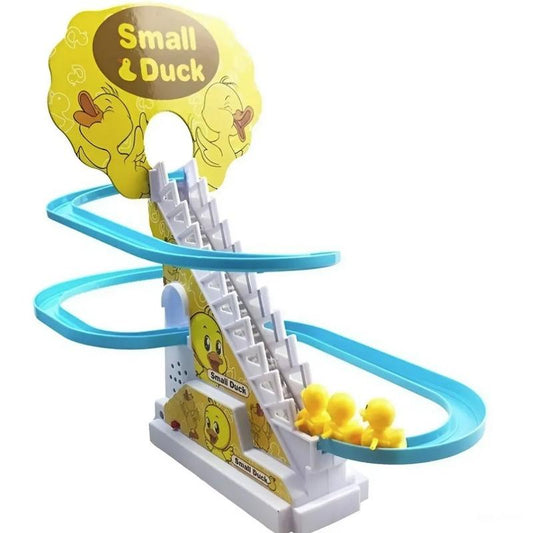 Duck toy set, Automatic Stair, Duck Climbing Toys - Climbing ducklings Cartoon Race Track Set