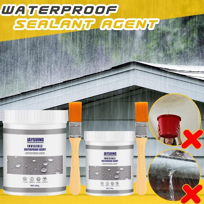 JAYSUING 2024NEW Invisible Waterproof Agent, Waterproof sealant, Used for Cracks and leaks, Super Strong Waterproof Sealing Coating