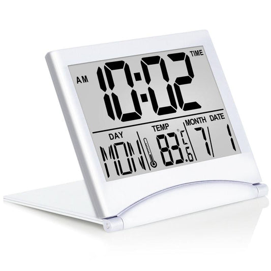 Digital Travel  Foldable Alarm Clock 2pcs