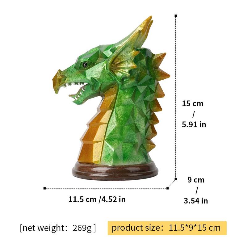 Dragon Design Vase, 1 Piece Creative Resin Pen Holder, Multifunctional Makeup Organizer, Desktop Ornament for Home Office