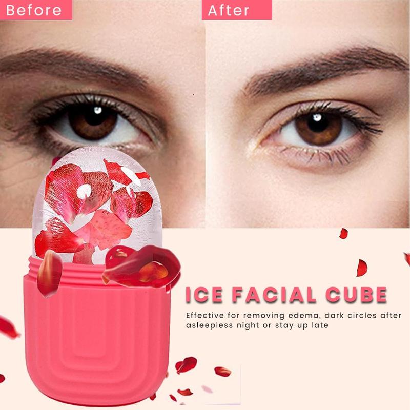 Face Ice Roller, Face Ice Compress, Facial Massage Ice Mold, Skin Care Ice Roller for Women