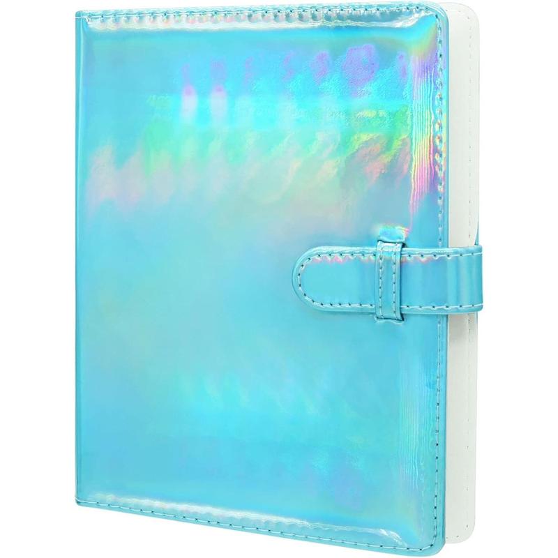 128 Pockets Photo Album Compatible with Fujifilm Instax Mini 12 11 9 8 90 70 40 Instant Camera Films and 2x3 Inch Photo Paper (Bright Silvery)