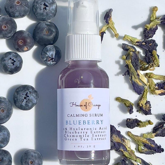 Blueberry & Hyaluronic Acid Calming Serum | Soothing, Repairing, Hydrate Skincare