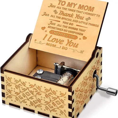 Mothers Day for Mom Gifts from Daughter Son Gifts for Mom from Daughter Mom Gifts for Mothers Day Birthday Best Mama Gifts Mother Gifts Hand Crank Music Box