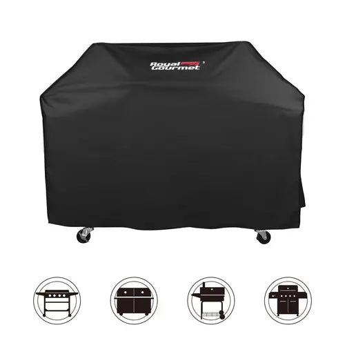 Royal Gourmet 64 In Grill Cover, Durable Oxford Polyester Outdoor BBQ Cover, Water Resistant, Weather Protection Cloth