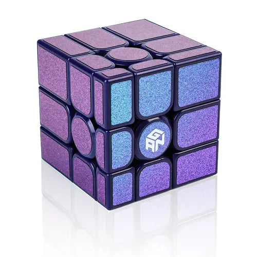 GAN Cube, GAN Mirror M Speed Cube, 3x3 Magic Cube Puzzle Toy Game for Kids Adult Cuber, Starlight Purple,Kids Children Christmas Gift ,Birthday Gifts