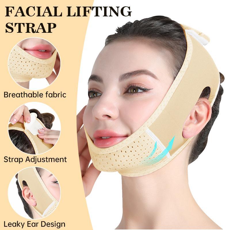 Skin Care Gifts, V-shaped Face Lifting Bandage, Facial Lifting Strap, Chin Facial Lifting Tool for Women