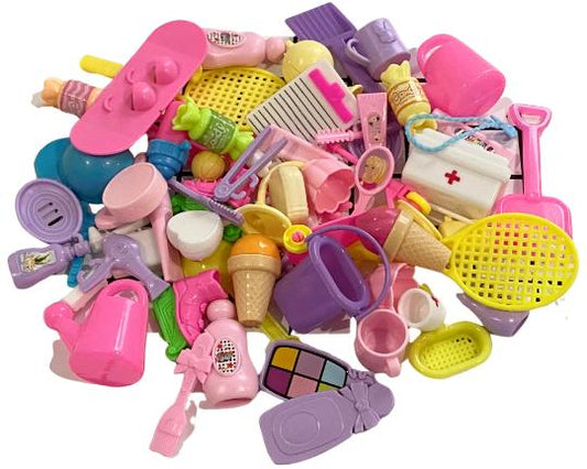 30pcs. Fashion Doll Accessories + 15pcs. Small Accessories