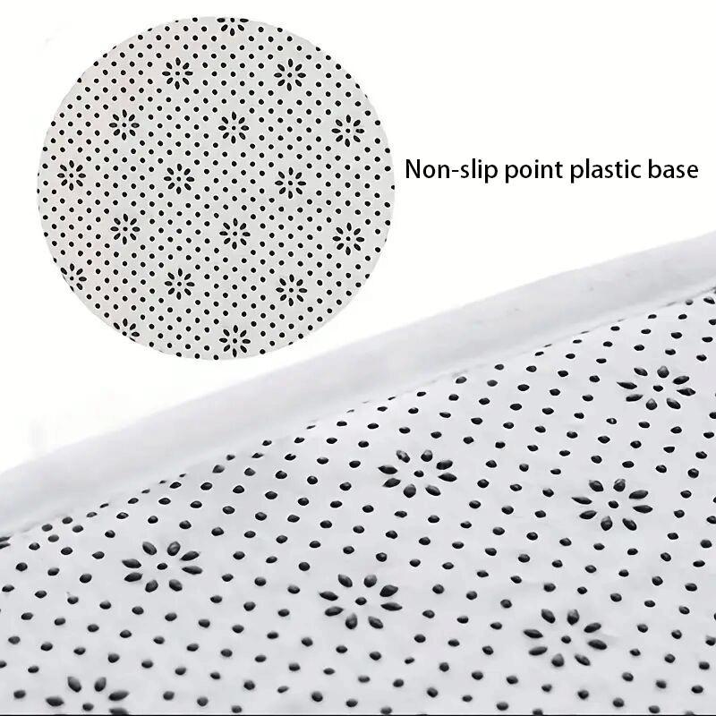 Star Pattern Bathroom Set, 4 Counts/set Including Shower Curtain & Toilet Lid Mat & Floor Mat & Toilet Foot Mat, Multi-style Non-slip Bathroom Accessories for Home Hotel Salon Dormitory