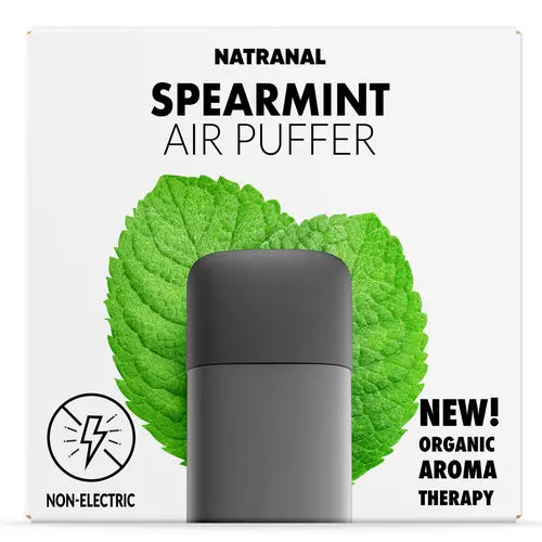 NATRANAL Spearmint Air Device - Your Go-To Habit Replacement, Naturally Simple and Easy to Use Scent , Made with Organic Ingredients  & essential oil for a Refreshing Spearmint Fragrance Experience