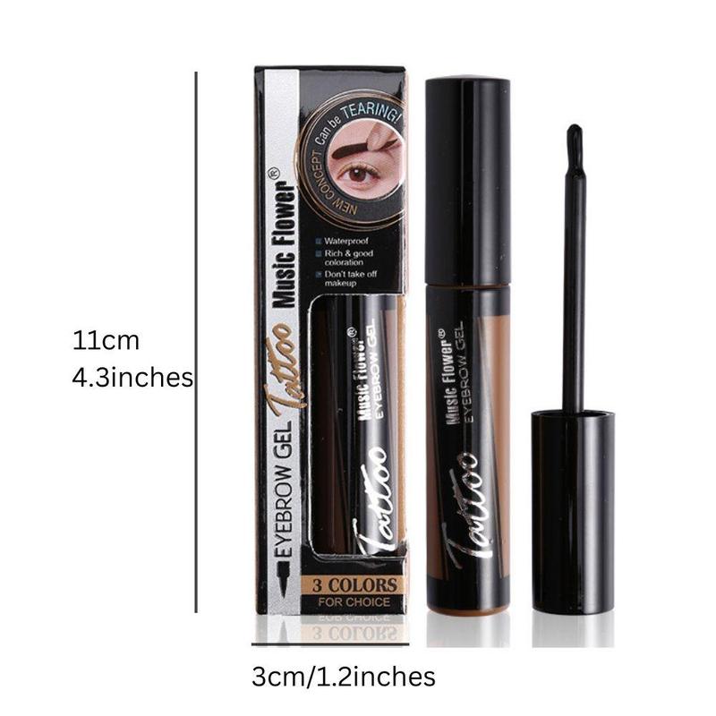 Peel & Reveal Eyebrow Cream, Waterproof Long Lasting Eyebrow Tinted Cream, Smudge Proof Sweatproof Peel off Eyebrow Gel, Music Festival Makeup Essentials, Cosmetic Gift for Women