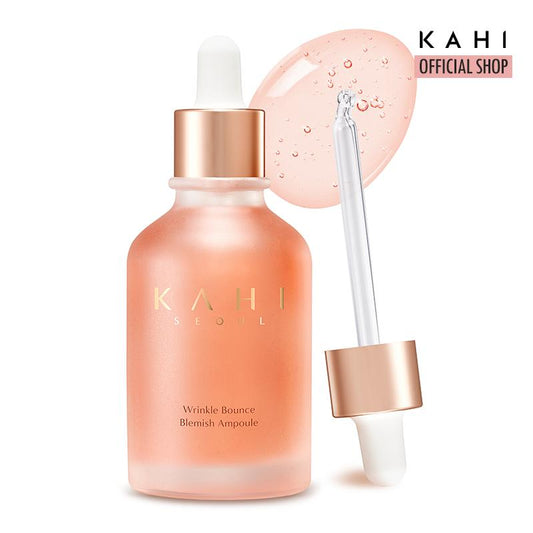 KAHI Wrinkle Bounce Brightening Ampoule - Official Product Collagen Serum for Face Dark Spot Corrector - Daily Face Serum & Face Moisturizer - Facial Serum & Korean Ampoule (1.69 fl oz)