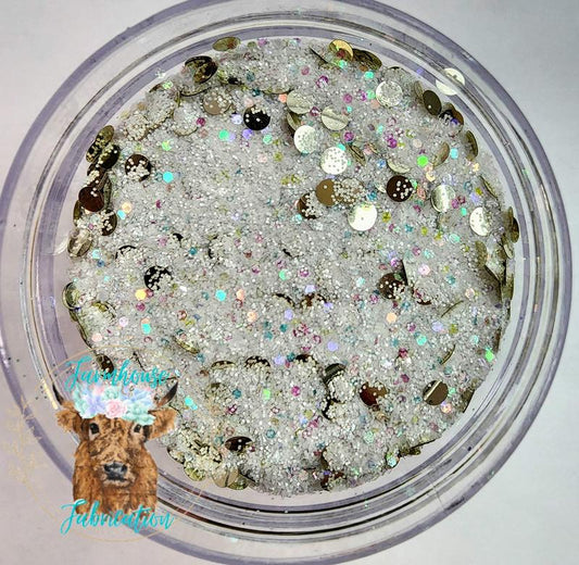 "Long Live Cowgirls" Custom Glitter Mix / White Glitter / Dot Glitter