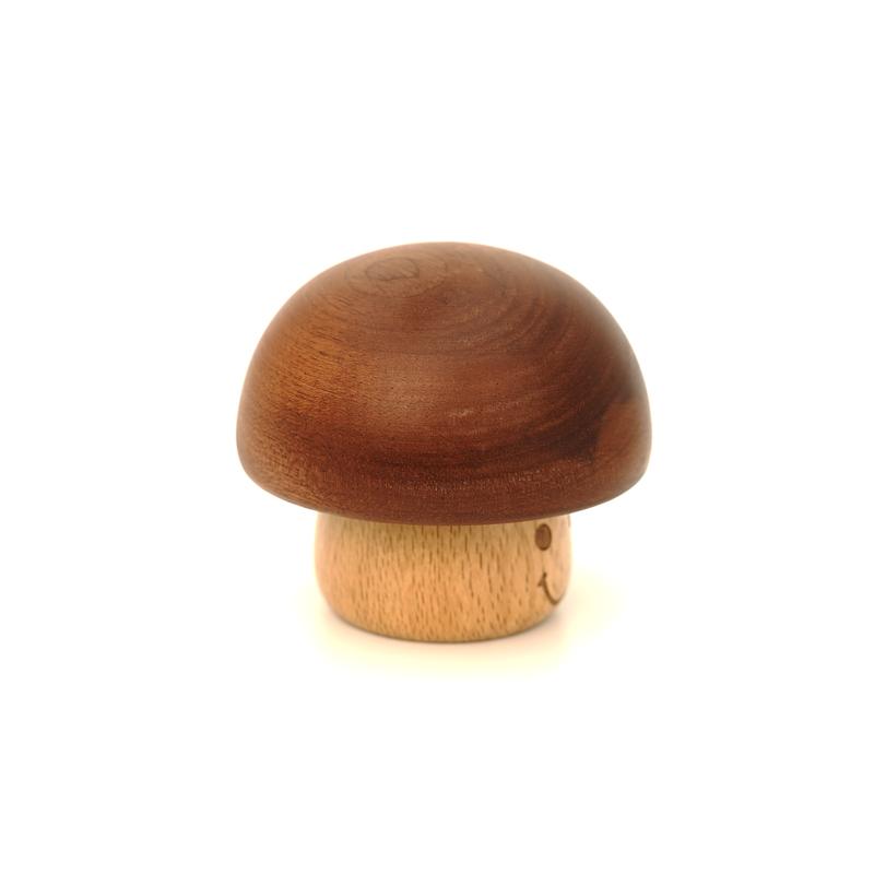 Mushroom Shape Solid Wooden Music Box, Clockwork Music Box, Best Gift for friends Singing Music Gift Box