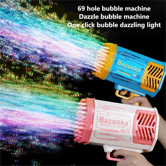 Petrella Bubble Gun Bazooka Bubble Machine Gun Bubbles for Kids tk Gifts 4 5 6 7 8 9 10 11 12 Years Old Bubble Blaster Blower