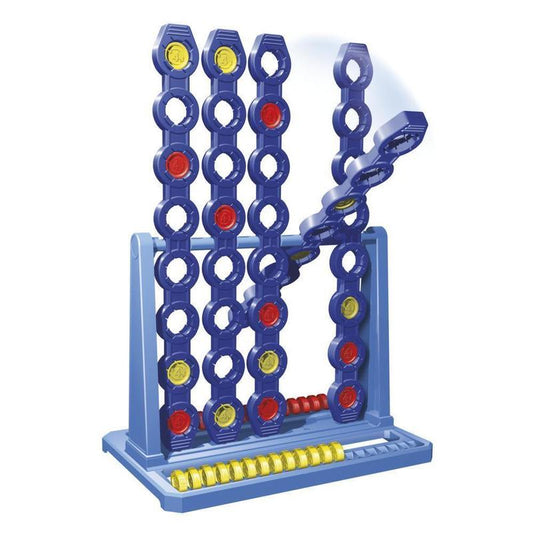 Connect 4 Spinning Game, 4 In a Row Board Game, 2 Player Strategy Board Games for Adults & Kids