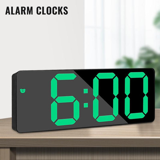 Digital Alarm Clock Smart LED Travel Alarm Clocks with Snooze Button Brightness Adjustable,Personalized Gifts