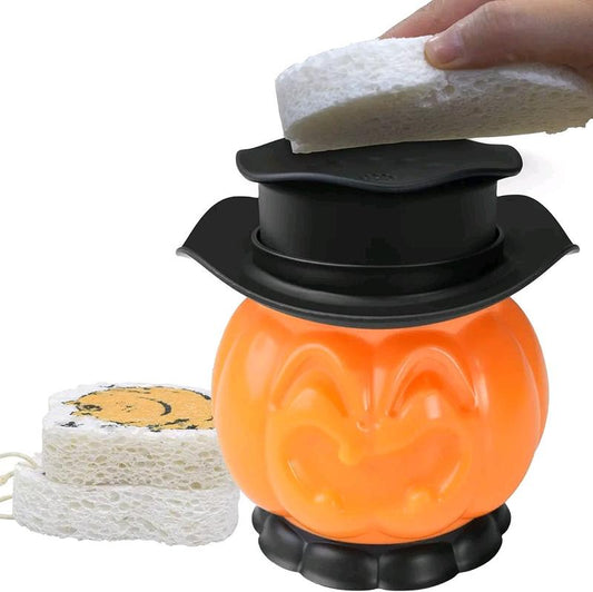 2 in 1 Dish Soap Dispenser and Sponge Holder for Kitchen Sink,Refillable with Dish Washing up Liquid or Hand Wash