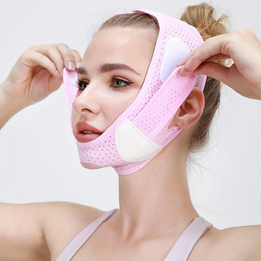 Anti Snoring Chin Rest, V Line Shaping Face Masks, Double Chin Reducer Strap, Lifting Bandage For Double Chin And Saggy Face Skin