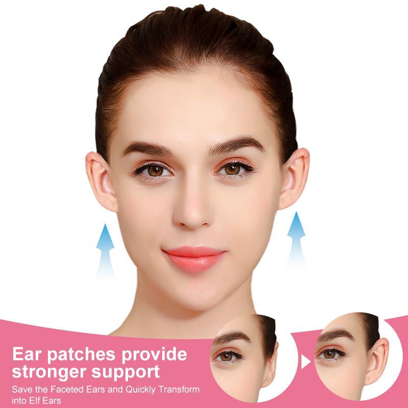 Clear Invisible Reusable Harmless?Ear Patches, 30pcs Ultra-thin Long Lasting Soft Silicone Ear Support Patches, Comfort Skincare Tools