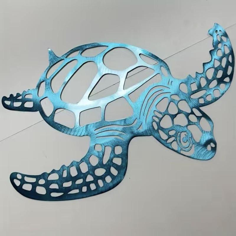 1 Piece Sea Turtle Pattern Wall Decoration, Modern Metal Wall Art, Wall Decor For Home Living Room Bedroom Office Decoration