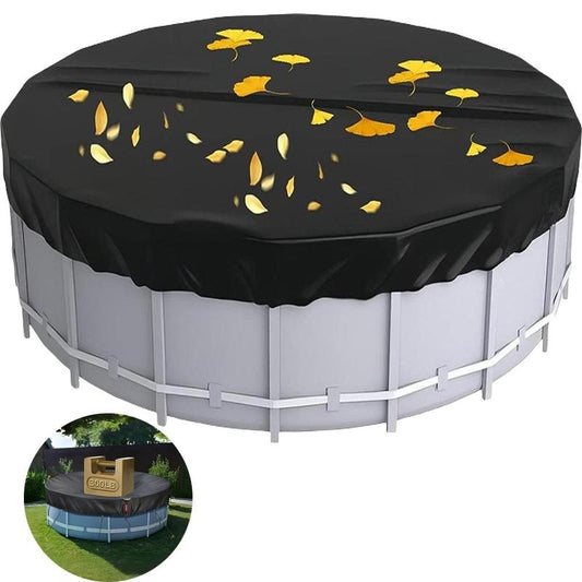 Round Pool Cover, 1 Count Waterproof & Dustproof Pool Cover, Pool Accessories for Swimming Pool & Stock Tank & Trampoline