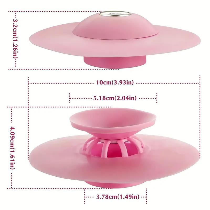 Bathtub Sink Stopper, 2pcs Bathtub Drain Hair Catcher, Shower Drain Cover, Stopper Suitable for Bathtubs and Floor Drains