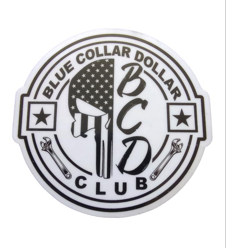 Blue Collar Dollar Sticker (2 Pack)