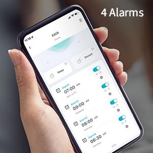 ecozy Sunrise Alarm Clock for Heavy Sleepers, Smart Wake Up Light with Sunrise/Sunset Simulation