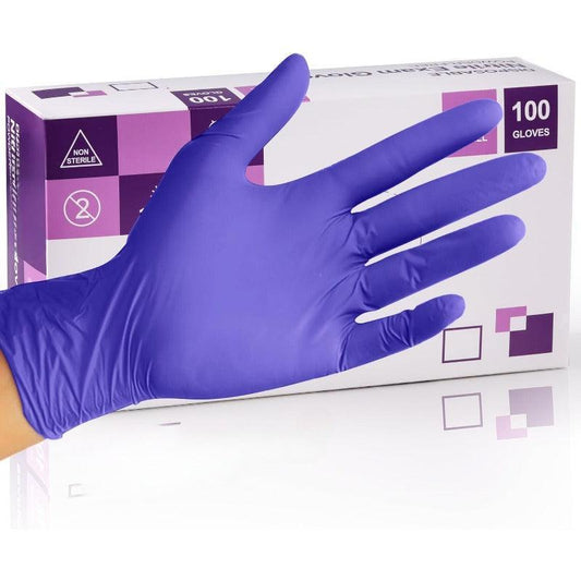 Nitrile Gloves, Disposable Cleaning Gloves,Powder Free, Latex Free,Non-Sterile Protective Gloves